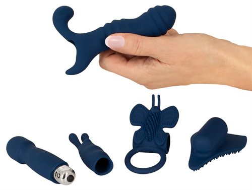 6 del. Mini Vibratorsæt I Silikone