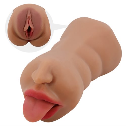 Sarah Tan Soft Skin Pussy and Mouth Stroker